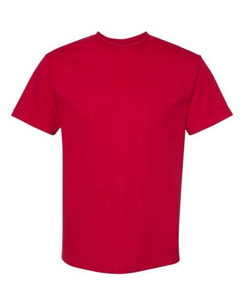 Unisex Heavyweight Cotton Tee - Cardinal Front
