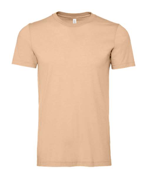 CVC Jersey Tee - Heather Sand Dune Front