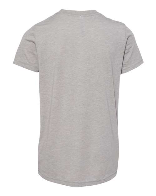 Youth Triblend Tee - Athletic Grey Triblend Back