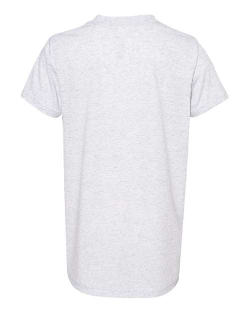 Youth Triblend Tee - White Fleck Triblend Back
