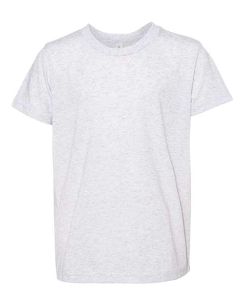 Youth Triblend Tee - White Fleck Triblend Front