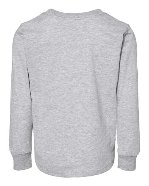 Toddler Jersey Long Sleeve Tee - Athletic Heather Back