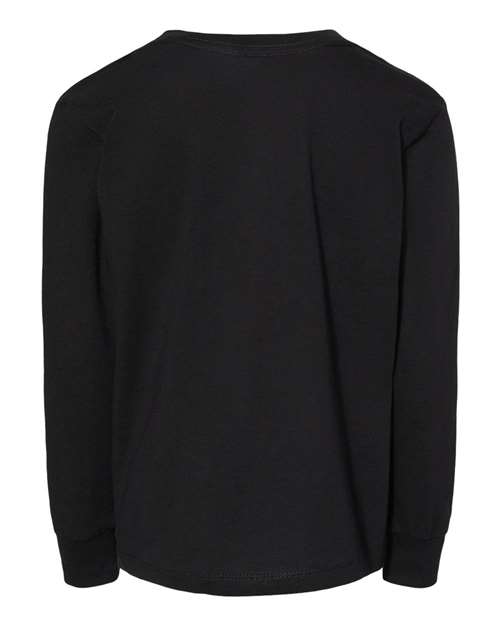 Toddler Jersey Long Sleeve Tee - Black Back