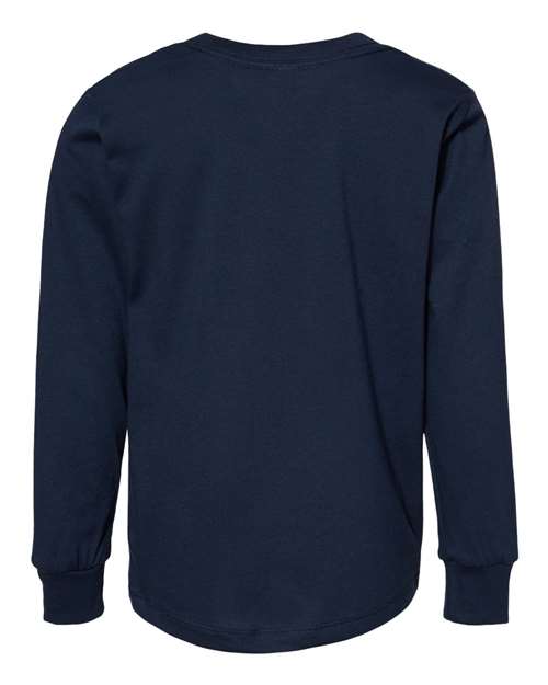 Toddler Jersey Long Sleeve Tee - Navy Back