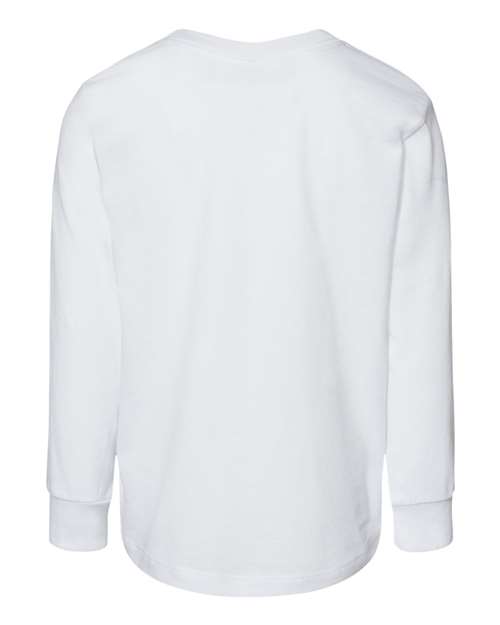 Toddler Jersey Long Sleeve Tee - White Back