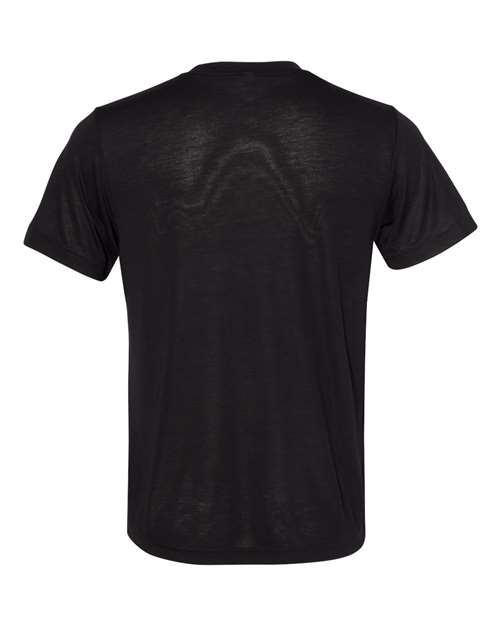 Unisex Viscose Fashion Tee - Black Back