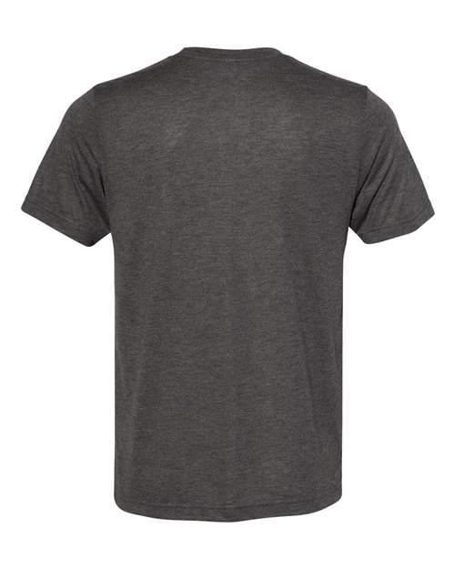 Unisex Viscose Fashion Tee - Dark Grey Heather Back