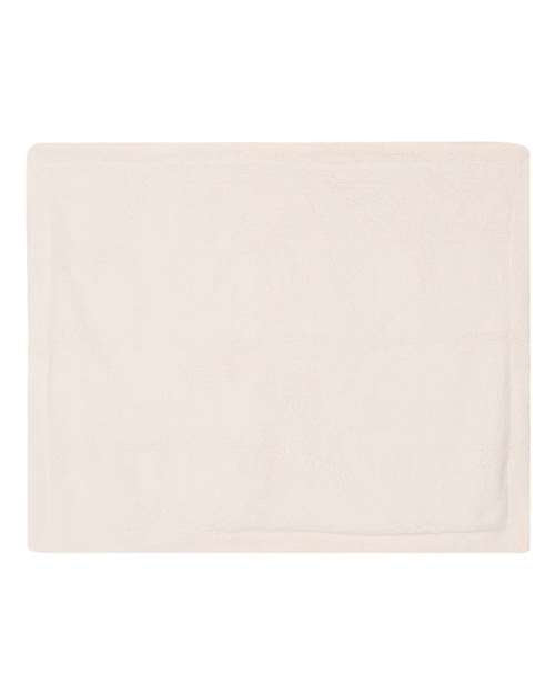 Micro Mink Sherpa Blanket - Red Buffalo Back