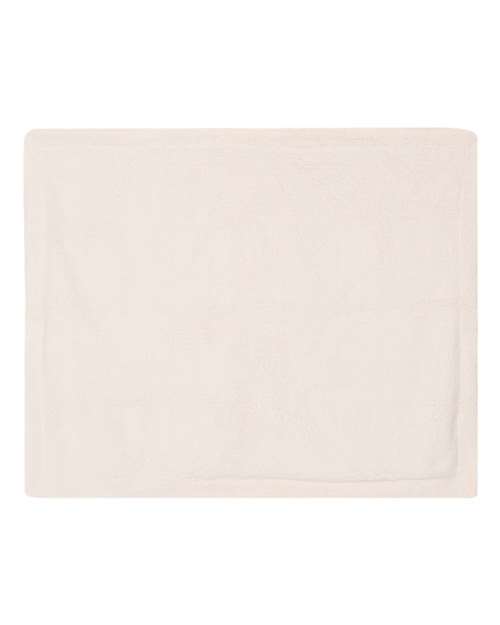 Micro Mink Sherpa Blanket - Red Buffalo Back