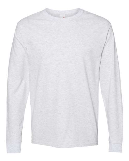 Essential-T Long Sleeve T-Shirt - Ash Front
