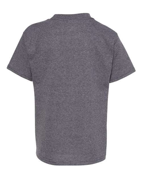 Youth EcoSmart® T-Shirt - Charcoal Heather Back