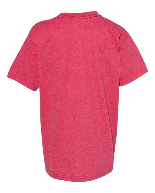 Youth EcoSmart® T-Shirt - Heather Red Back