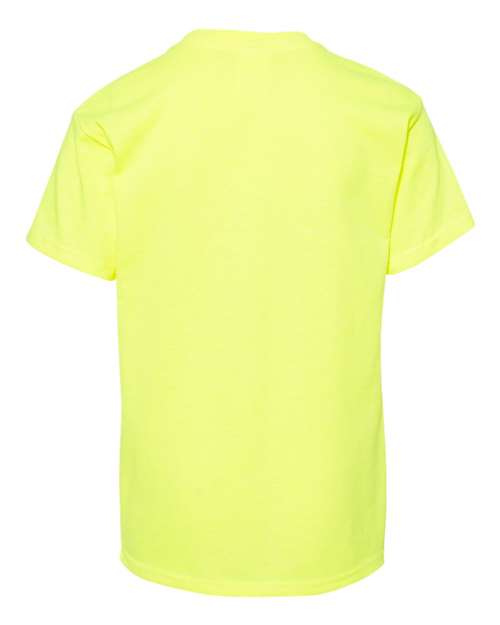 Youth EcoSmart® T-Shirt - Safety Green Back