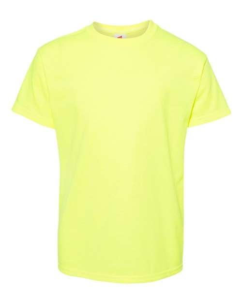 Youth EcoSmart® T-Shirt - Safety Green Front