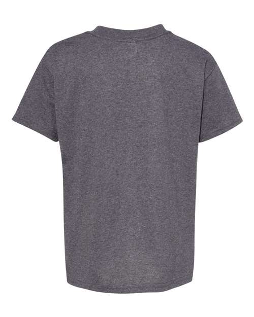Youth Essential-T T-Shirt - Charcoal Heather Back