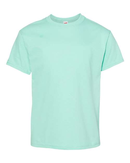 Youth Essential-T T-Shirt - Clean Mint Front