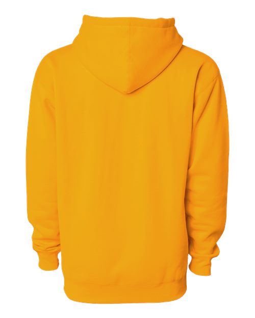 Unisex Heavyweight Hooded Sweatshirt - Gold Back