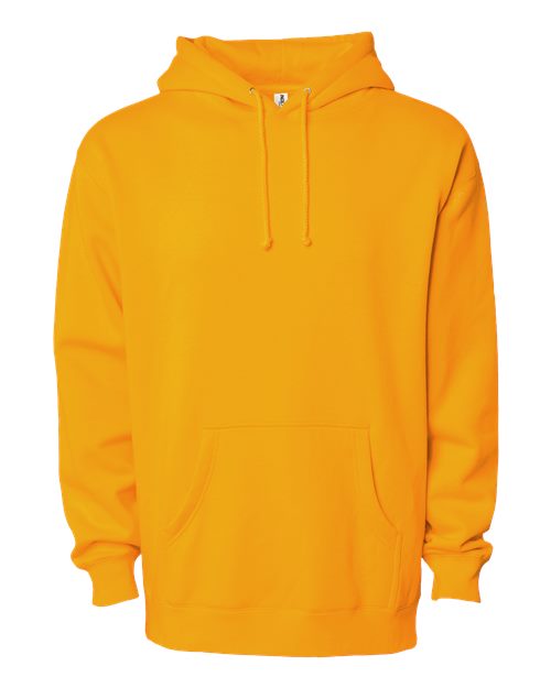 Unisex Heavyweight Hooded Sweatshirt - Gold Front