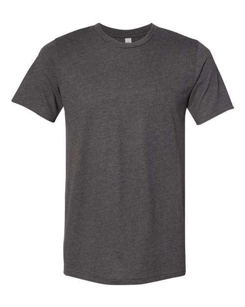 BELLA + CANVAS Unisex Sueded Tee - Dark Grey Heather Front