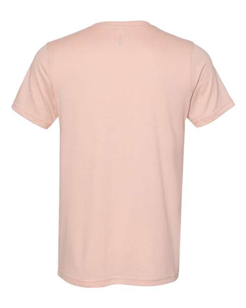 Unisex Sueded Tee - Heather Peach Back