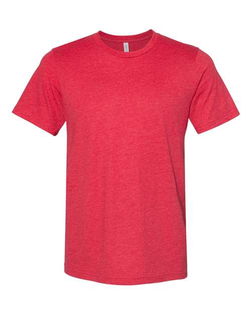 BELLA + CANVAS Unisex Sueded Tee - Heather Red Front