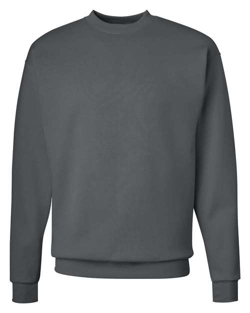 Hanes Unisex EcoSmart® Crewneck Sweatshirt - Smoke Grey Front