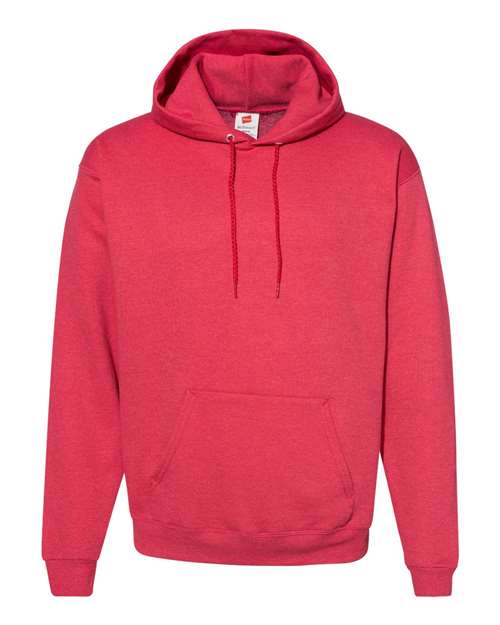 Unisex EcoSmart® Hooded Sweatshirt - Heather Red Front