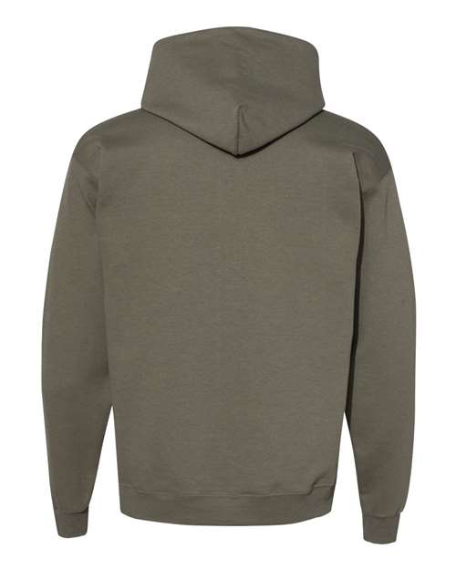 Unisex EcoSmart® Hooded Sweatshirt - Fatigue Green Back