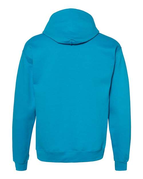 Unisex EcoSmart® Hooded Sweatshirt - Teal Back