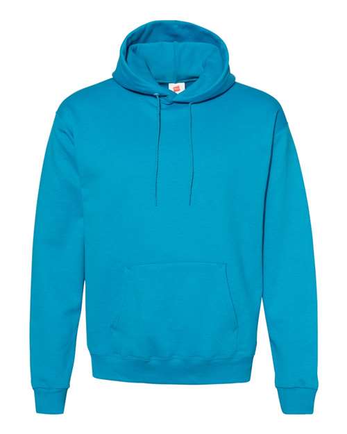 Hanes Unisex EcoSmart® Hooded Sweatshirt - Teal Front