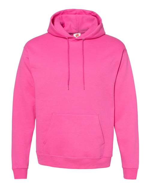 Unisex EcoSmart® Hooded Sweatshirt - Wow Pink Front