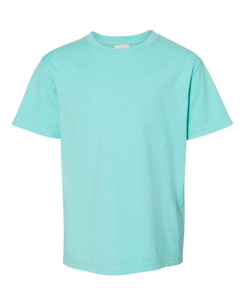 Youth Garment-Dyed T-Shirt - Mint Front