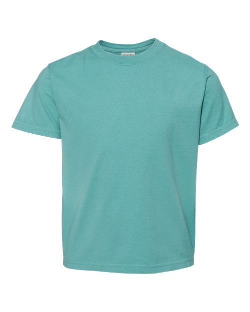 Youth Garment-Dyed T-Shirt - Spanish Moss Front