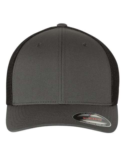 Trucker Cap - Charcoal/ Black Front