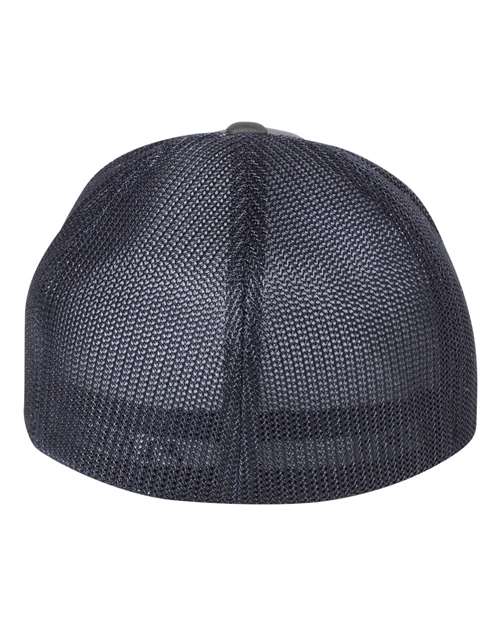 Trucker Cap - Charcoal/ Navy Back