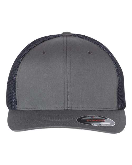 Trucker Cap - Charcoal/ Navy Front