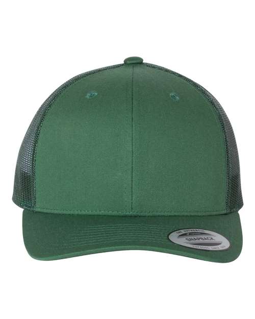 Retro Trucker Cap - Evergreen Front