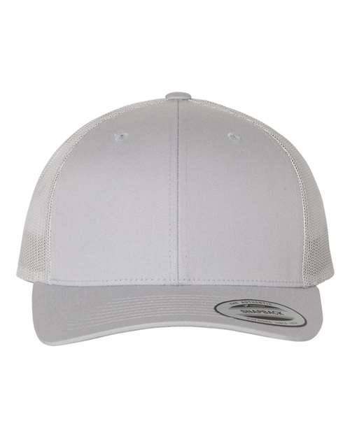 Retro Trucker Cap - Silver Front