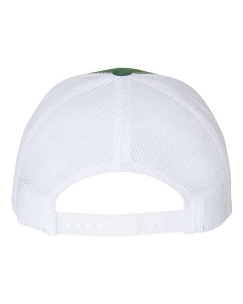 Retro Trucker Cap - Evergreen/ White Back
