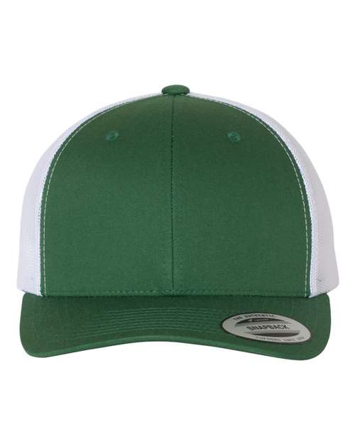 Retro Trucker Cap - Evergreen/ White Front