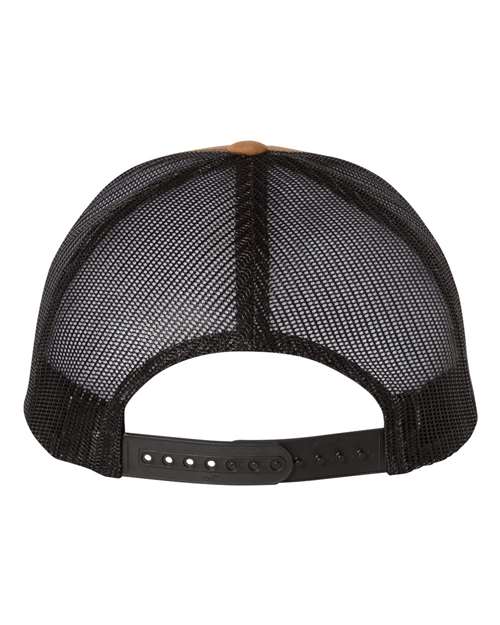 Retro Trucker Cap - Caramel/ Black Back