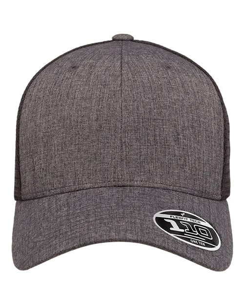 110® Mesh-Back Cap - Melange Charcoal/ Black Front