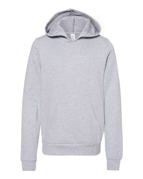 Youth Sponge Fleece Hoodie Sweatshirt - Athletic Heather Front