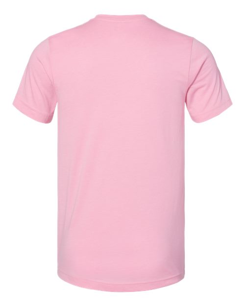 CVC Jersey Tee - Heather Bubble Gum Back