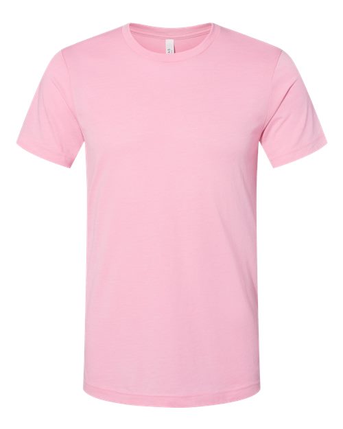 CVC Jersey Tee - Heather Bubble Gum Front