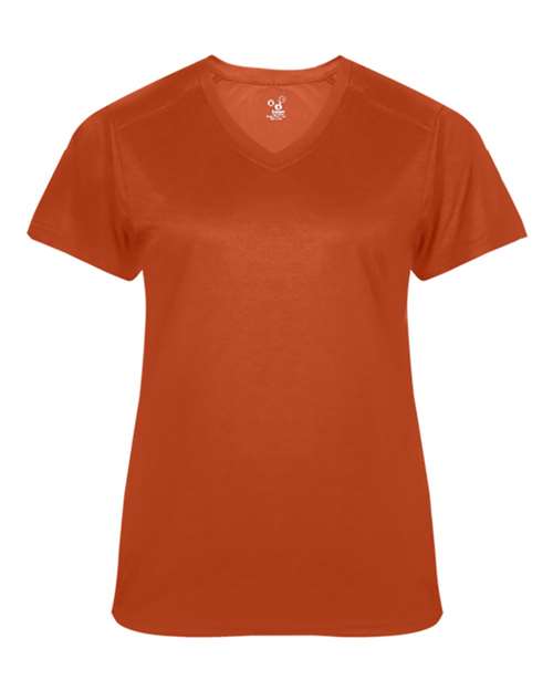 Women's  Ultimate SoftLock™ V-Neck T-Shirt - Burnt Orange Front