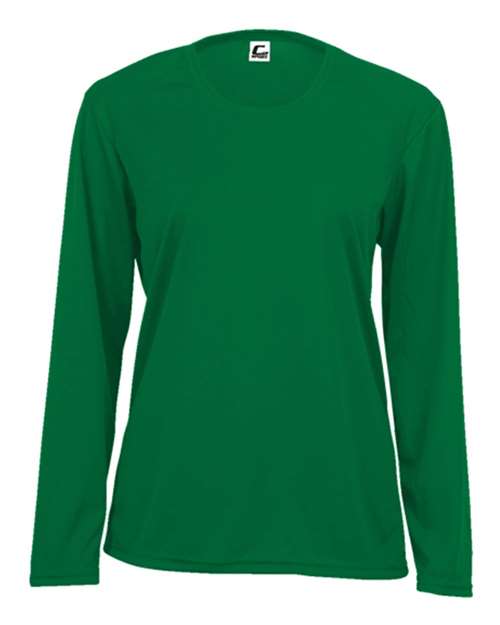 Women's Performance Long Sleeve T-Shirt - Kelly Front