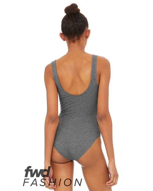 Women's FWD Fashion Bodysuit - Deep Heather Back