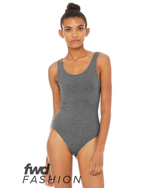 Women's FWD Fashion Bodysuit - Deep Heather Front
