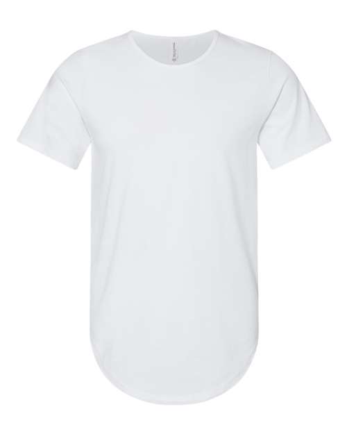 Men's Jersey Curved Hem Tee - White Front